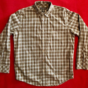 Banana Republic plaid button down shirt